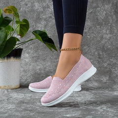 Breathable Slip On Walking Shoes Lightweight Non slip Low Top Sport Shoes