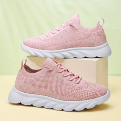 Women's Breathable Solid Running Shoes Soft Bottom Outdoor Sneakers