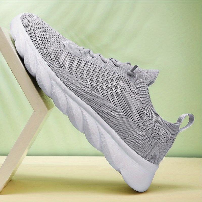 Women's Breathable Solid Running Shoes Soft Bottom Outdoor Sneakers