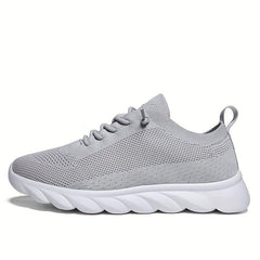 Women's Breathable Solid Running Shoes Soft Bottom Outdoor Sneakers