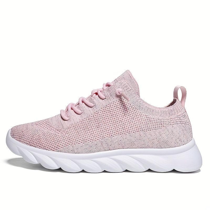Women's Breathable Solid Running Shoes Soft Bottom Outdoor Sneakers
