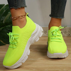 Women's Mesh Breathable Shockproof Sport Shoes Lightweight Travel Sneakers