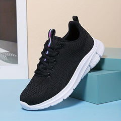 Women's Lace-up Sports Sneakers Breathable Outdoor Running Shoe