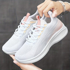 Women's Mesh Breathable Tennis Sports Shoes Lightweight Platform