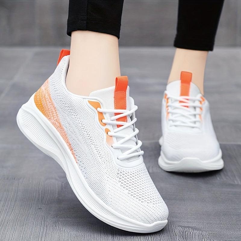 Women's Mesh Breathable Tennis Sports Shoes Lightweight Platform