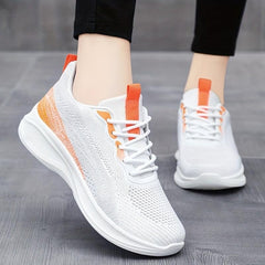 Women's Mesh Breathable Tennis Sports Shoes Lightweight Platform