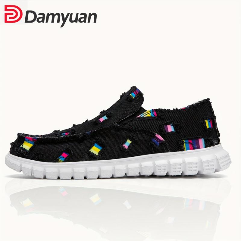 Colorful Lightweight Loafers Shoes Slip On Boat Shoes Casual Walking Shoes