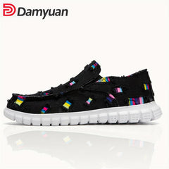 Colorful Lightweight Loafers Shoes Slip On Boat Shoes Casual Walking Shoes