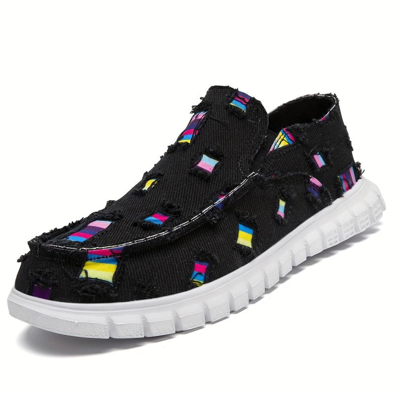 Colorful Lightweight Loafers Shoes Slip On Boat Shoes Casual Walking Shoes