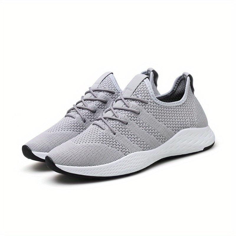 Women's Lace Up Woven Running Shoes Breathable Non slip Mesh Sneakers