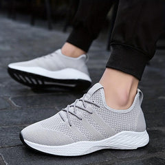 Women's Lace Up Woven Running Shoes Breathable Non slip Mesh Sneakers