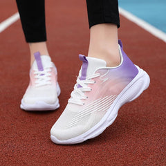 Women's Mesh Casual Walking Shoes Running Sports Shoes Low Top Tennis Shoes