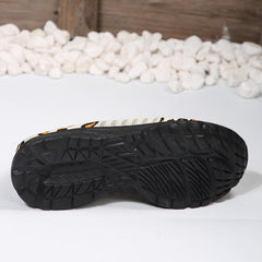 Women's Leopard Print Knitted Sports Shoes Lightweight Non-slip Sole