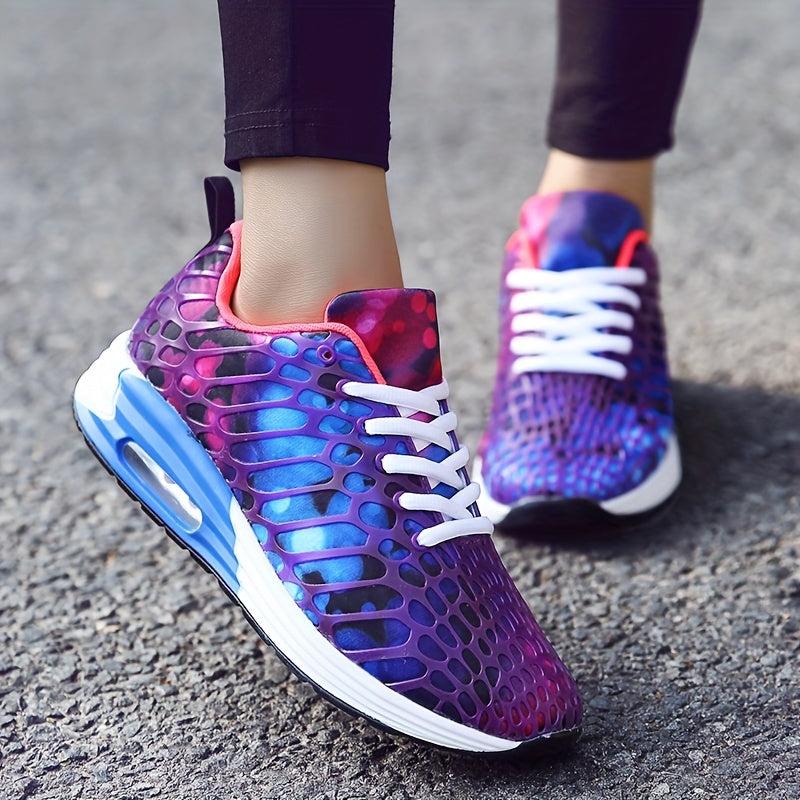 Women's Air Cushion Athletic Running Shoes Print Comfort Sneakers