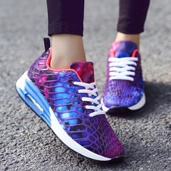 Women's Air Cushion Athletic Running Shoes Print Comfort Sneakers