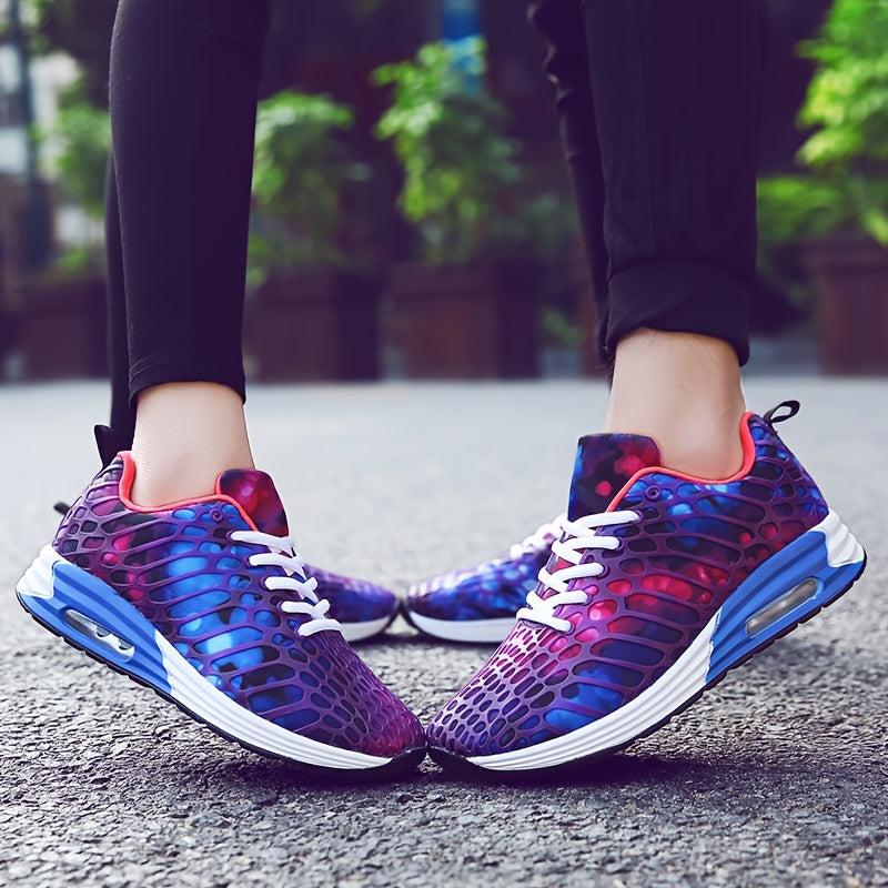 Women's Air Cushion Athletic Running Shoes Print Comfort Sneakers