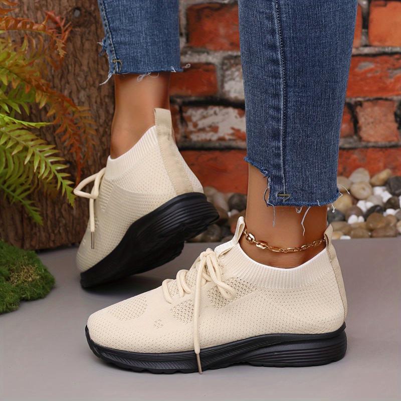 Women's Mesh Road Running Shoes Slip On Comfortable Casual