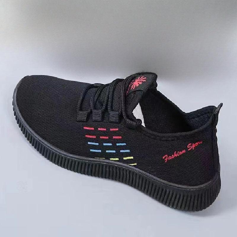 Women's Mesh Running Shoes Lace-up Walking Sneakers