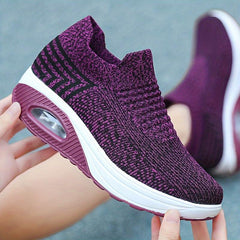 Women's Air Cushion Walking Shoes Lightweight Sports Sneakers