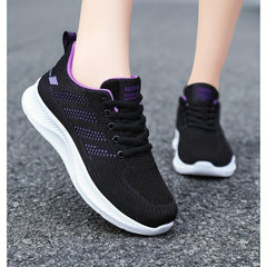 Women's Breathable Running Shoes Comfortable Travel Sneakers