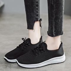 Women's Mesh Breathable Non-Slip Walking Shoes Soft Bottom Running Shoes