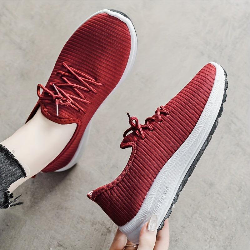 Women's Mesh Breathable Non-Slip Walking Shoes Soft Bottom Running Shoes