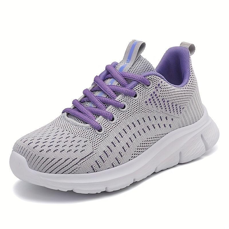 Women's Mesh Breathable Woven Running Shoes Lightweight