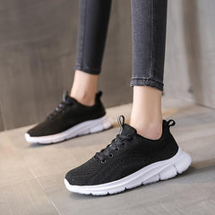 Women's Mesh Breathable Woven Running Shoes Lightweight