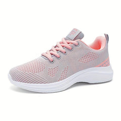 Women's Mesh Breathable Sneakers Thick Sole Running Shoes