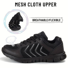 Women's Breathable Mesh Lace Up Sneakers Comfort Sports Shoes