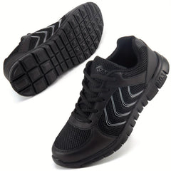 Women's Breathable Mesh Lace Up Sneakers Comfort Sports Shoes