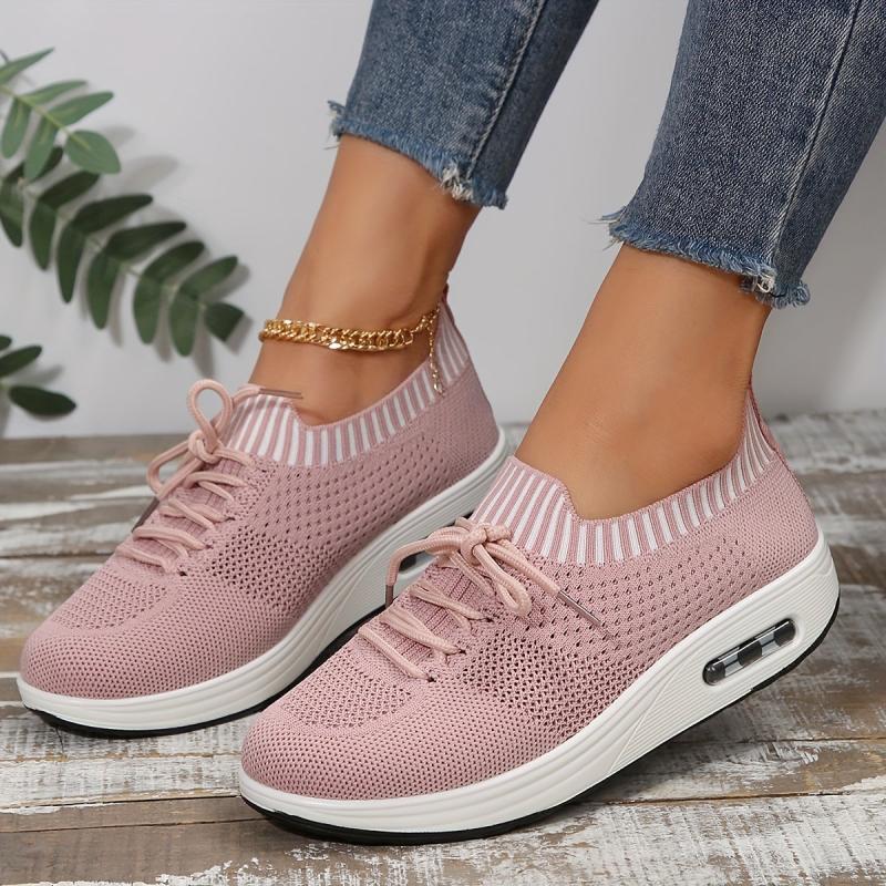 Women's Air Cushion Low Running Shoes Breathable Comfort Sneakers