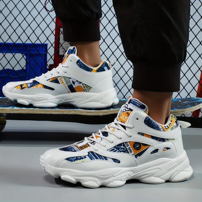 Lace Up Running Shoes Thick Bottom Chunky Sneakers