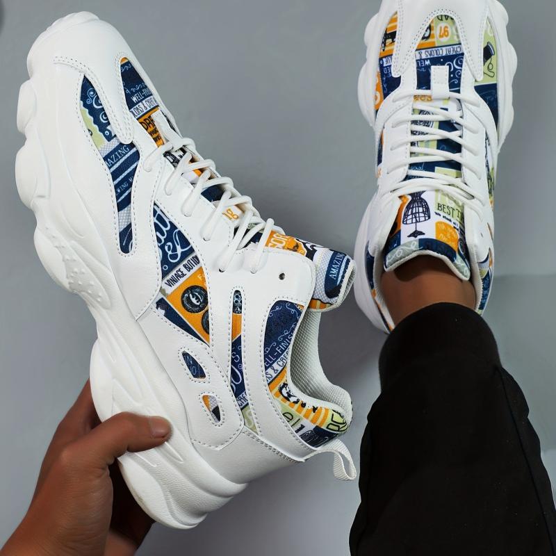 Lace Up Running Shoes Thick Bottom Chunky Sneakers