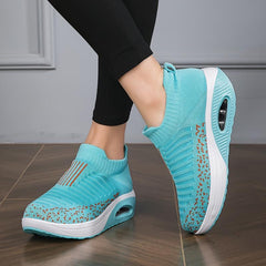 Women's Air Cushion Chunky Sneakers for Outdoor Walking