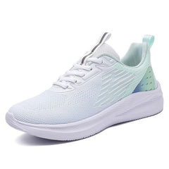 Women's Mesh Running Shoes with Thick Sole - Comfortable and Stylish Sneakers