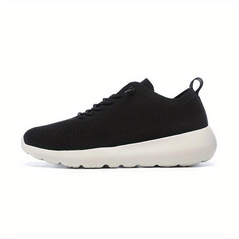 Women's Soft Sole Running Shoes Breathable Lace Up Sneakers Lightweight Non Slip