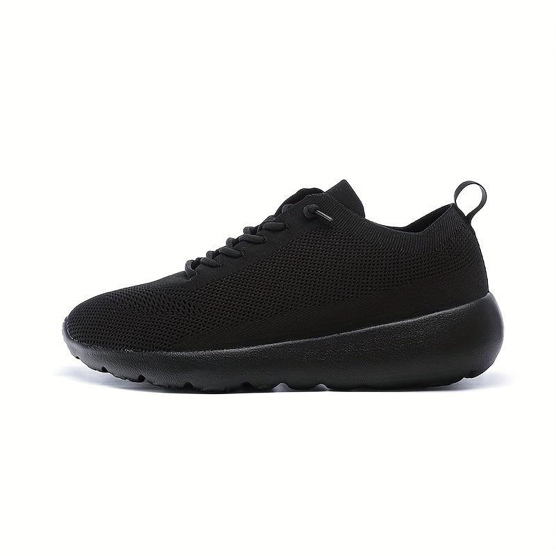 Women's Soft Sole Running Shoes Breathable Lace Up Sneakers Lightweight Non Slip