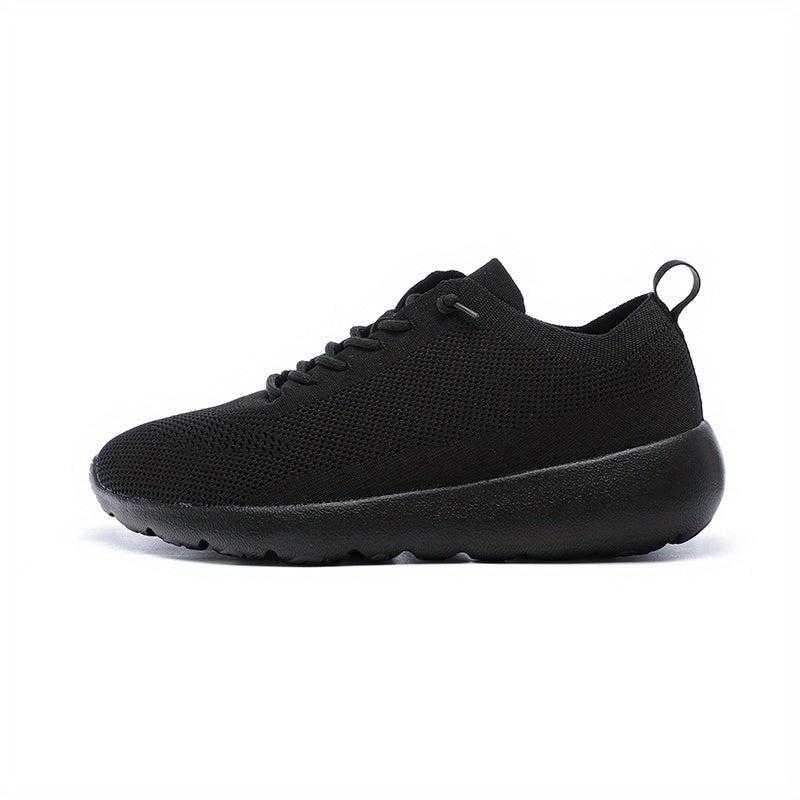 Women's Soft Sole Running Shoes Breathable Lace Up Sneakers Lightweight Non Slip