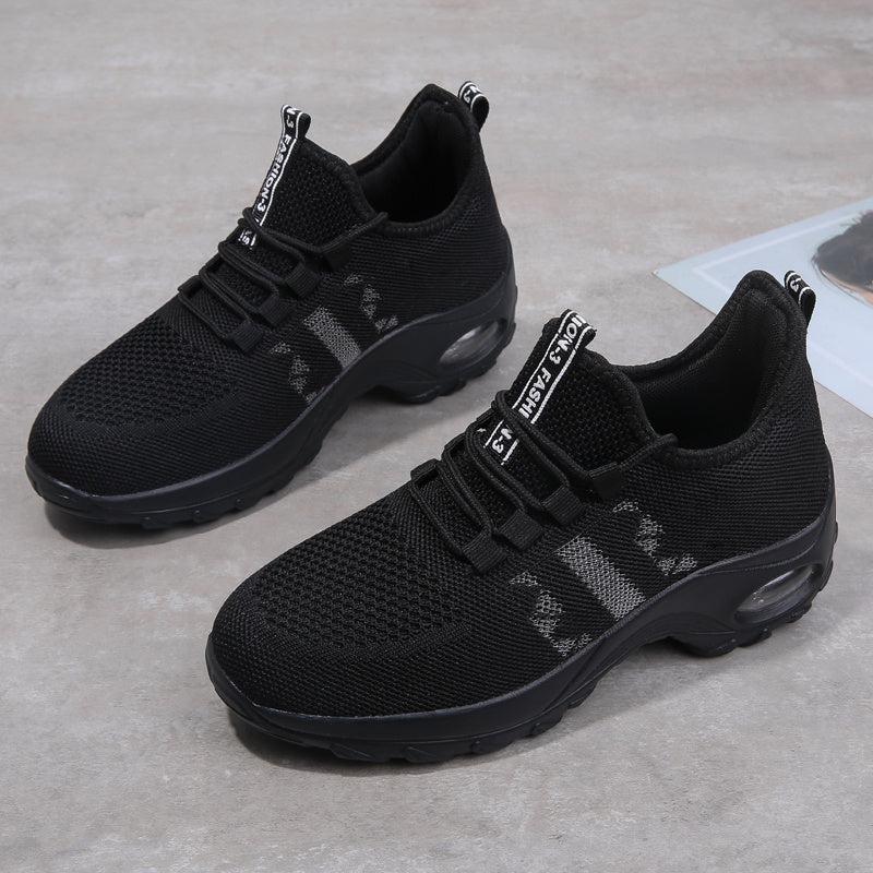 Women's Air Cushion Running Sneakers, Lightweight Breathable Fitness Shoes
