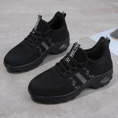 Women's Air Cushion Running Sneakers, Lightweight Breathable Fitness Shoes