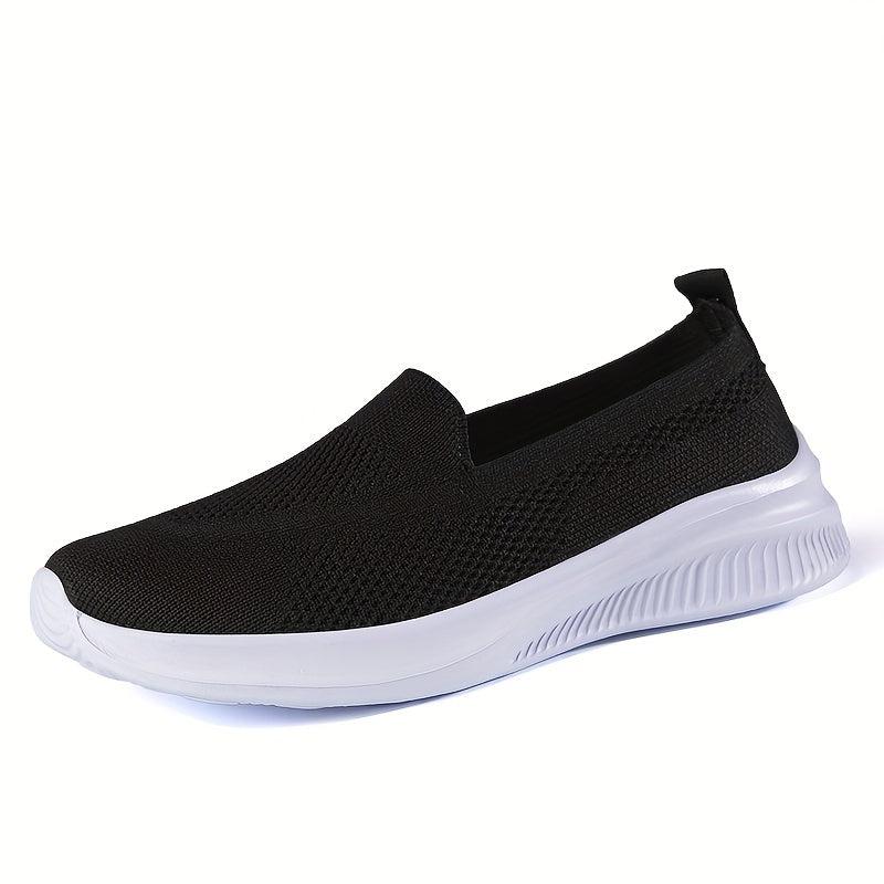 Breathable Walking Shoes Soft Elastic Comfortable Slip On Loafers