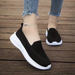 Breathable Walking Shoes Soft Elastic Comfortable Slip On Loafers