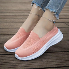 Breathable Walking Shoes Soft Elastic Comfortable Slip On Loafers