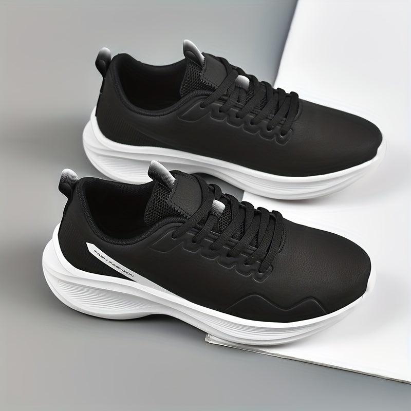 Women's Lace-Up Waterproof Running Shoes Non-Slip Sneakers