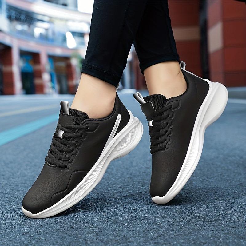 Women's Lace-Up Waterproof Running Shoes Non-Slip Sneakers