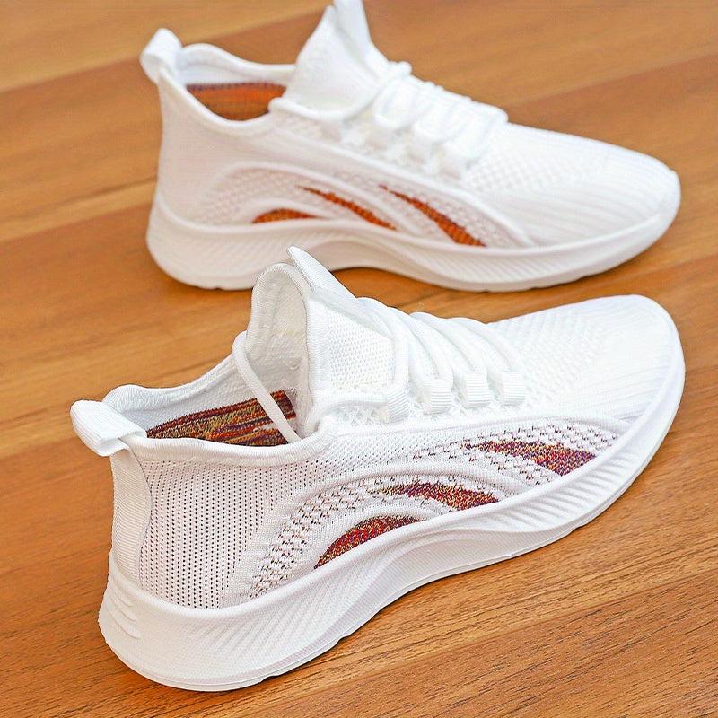 Women's Lightweight Running Shoes Lace up Athletic Sneakers