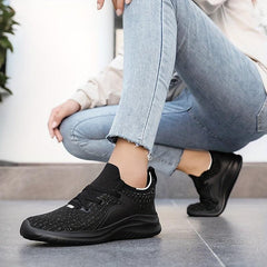 Women's Mesh Breathable Running Tennis Shoes Lightweight Non slip