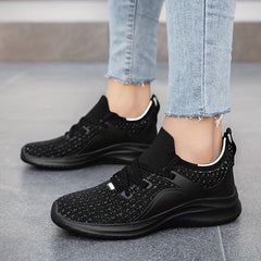 Women's Mesh Breathable Running Tennis Shoes Lightweight Non slip