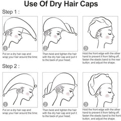 Quick Drying Microfiber Hair Towel for Men & Women